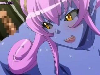 boneca anime azul